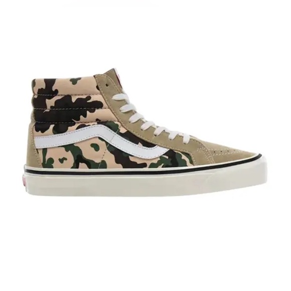 Vans Brown Camo Sk8-Hi 38 Dx Anaheim Factory Sneakers 8 - Picture 1 of 8